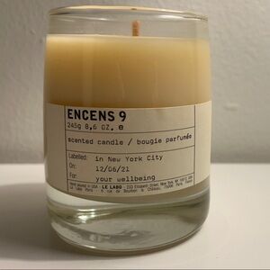 Le Labo Encens 9 Candle with Cream Wax (large size) - brand new in box